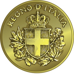 Money Gold Italian Coin Twenty Centesimo