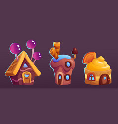 Candy Land Houses Carton Set