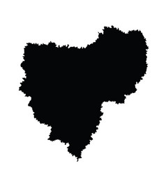 Smolensk Oblast Map Silhouette Isolated