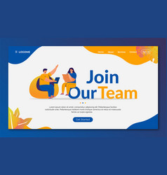 Join Our Team Landing Page Concept