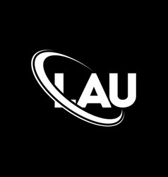 Lau Logo Letter Letter Logo Design