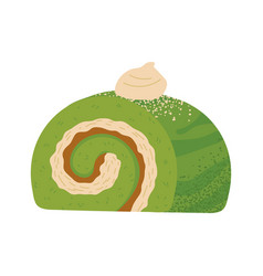 Matcha Roll Dessert