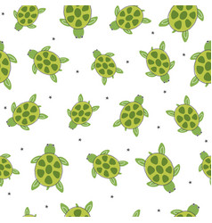 Turtle Seamless Pattern Simple Print