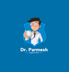 Dr Parmesh Mascot Logo