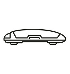 Car Roof Container Icon Outline Box Rack