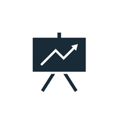 Finance Meeting Board Icon Design Template