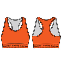 Women Sports Bra Top Active Jersey Design