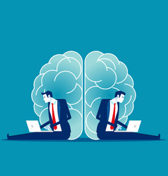 Business Brainstorming Two Sides Brain