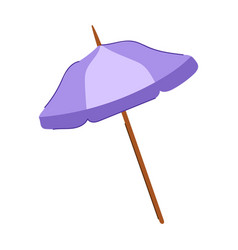 Sea Beach Umbrella Cartoon