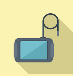 Endoscope Examination Icon Flat Medical