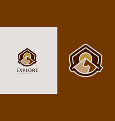 Mountain Travel Emblems Camping Outdoor Adventure