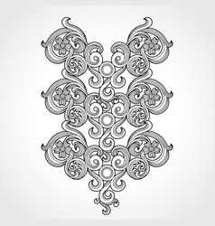 Ornate Pattern In Victorian Style