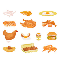 Poultry Products Flat Set