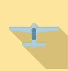 Small Plane Taxi Icon Flat Style