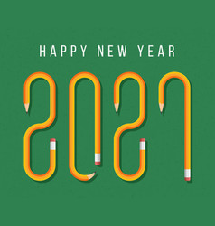 Happy New Year 2021 Greeting Card With Text