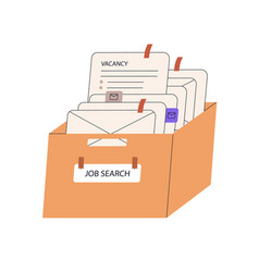 Job Search Box With Offers Vacancies Available