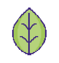 Leaf Pixel Art