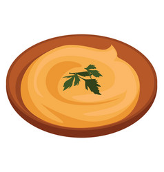 Tasty Hummus On White Background