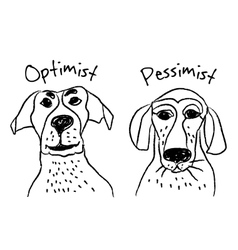 Dog Faces Emotions Optimism Pessimism