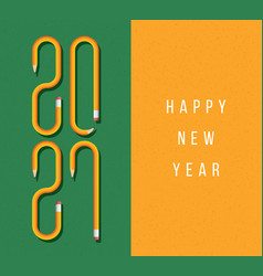 Happy New Year 2021 Greeting Card With Text