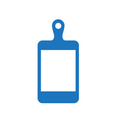 Smartphone Cooking Icon Logo