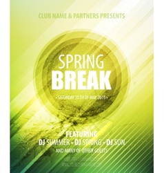 Spring Break Party Template Poster