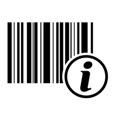 Barcode Icon Bar Code For Web Flat Design Isolated