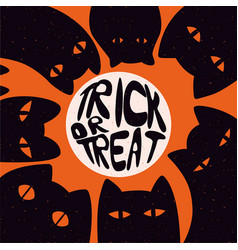 Trick Or Treat Black Kitten Face