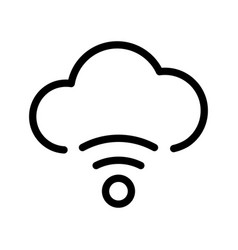 Cloud Wifi Icon