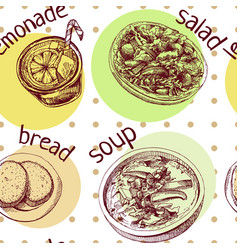 Food Cookery Seamless Background