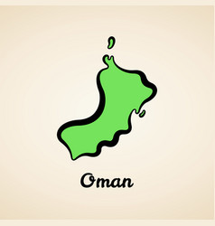 Oman - Outline Map