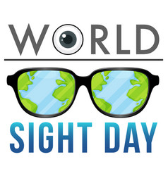 World Sight Day Word Logo