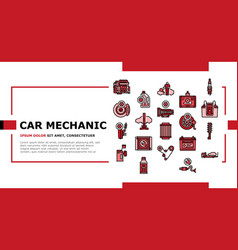 Car Mechanic Repair Service Landing Header