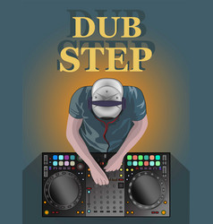 Dubstep Dj Top View Detailed