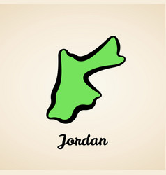 Jordan - Outline Map