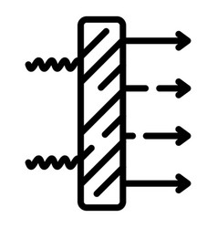 Uv Filter Icon Outline Style