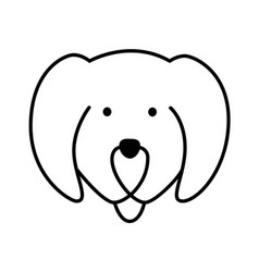 Cute One Line Dog Logo Minimalist Pet