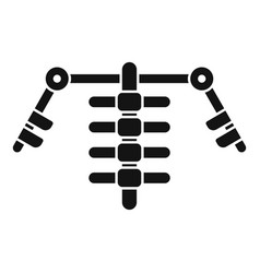 Exoskeleton Spine Support System Icon