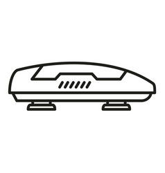 Auto Roof Carrier Icon Outline Car Box