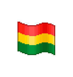 Flowing Flag Of Bolivia