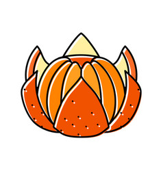 Clementine Mandarin Color Icon