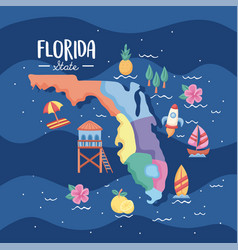 Florida Sunshine State Lettering