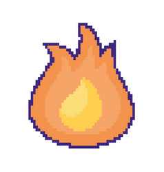 Fire Flame Pixel Art