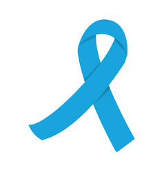 Isolated Prostate Cancer Awareness Ribbon