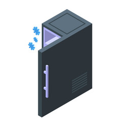 Repair Fridge Icon Isometric Service