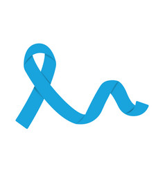 Isolated Prostate Cancer Awareness Ribbon