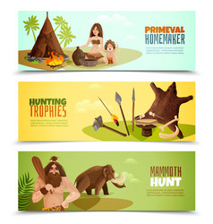 Cavemen Horizontal Banners