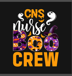 Cns Nurse Boo Crew Spooky