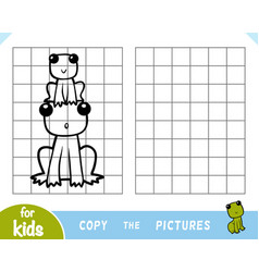 Copy The Picture Game For Children Frog