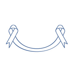 Isolated Prostate Cancer Awareness Ribbon